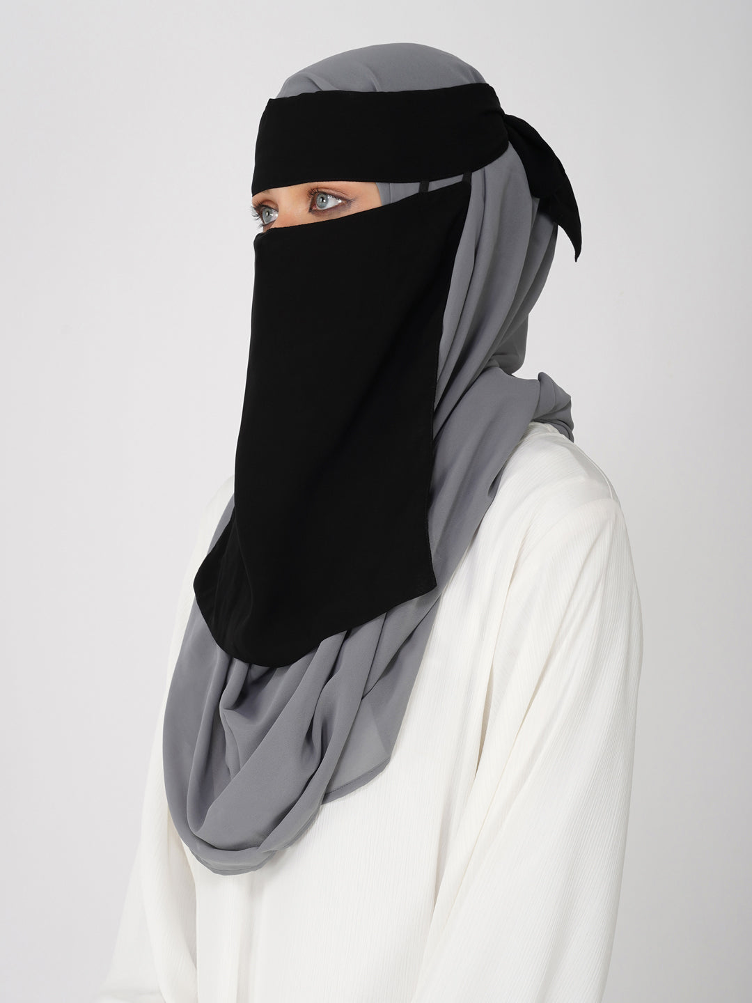 Niqab With Elastic At Sides