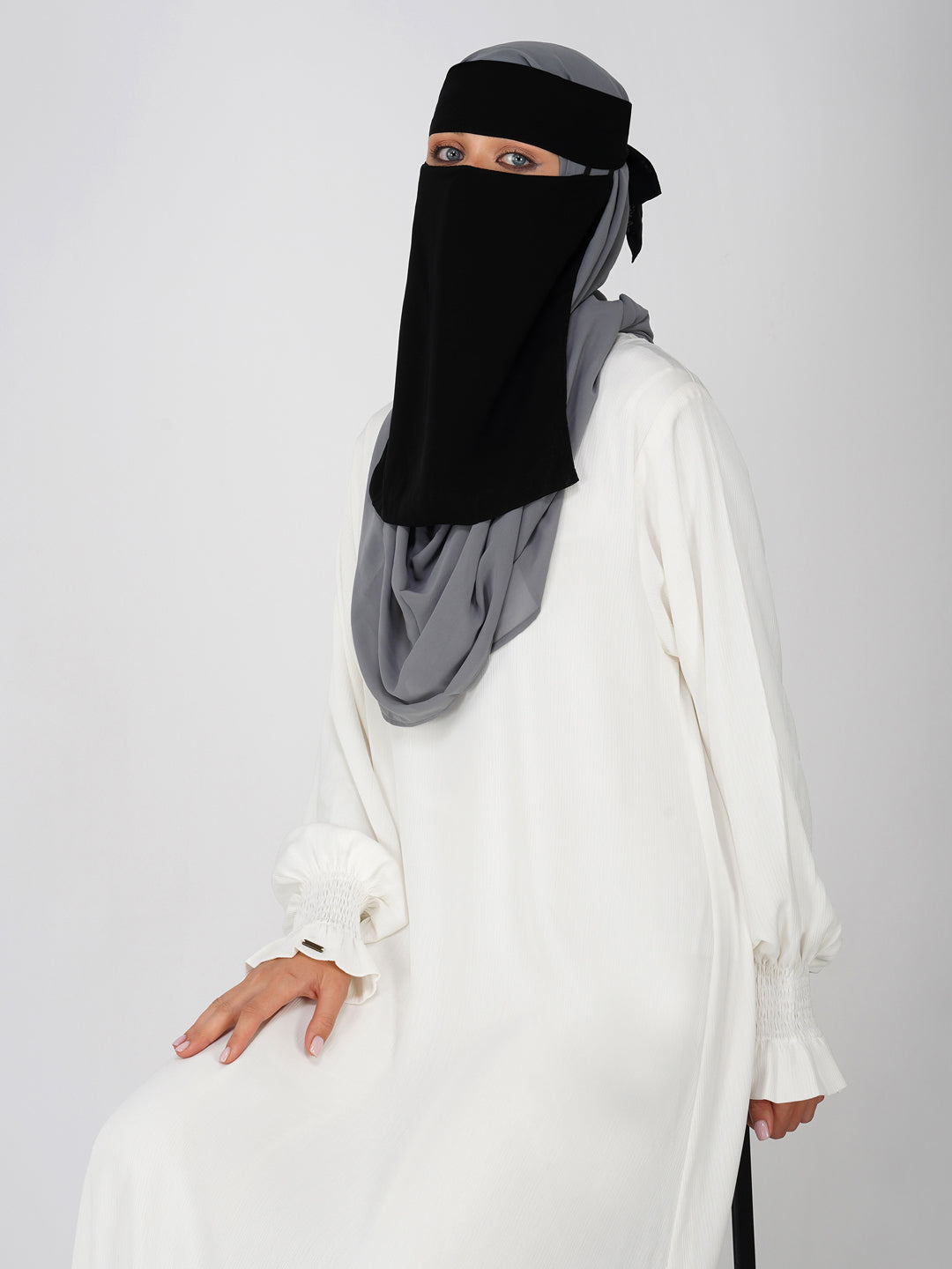 Niqab With Elastic At Sides