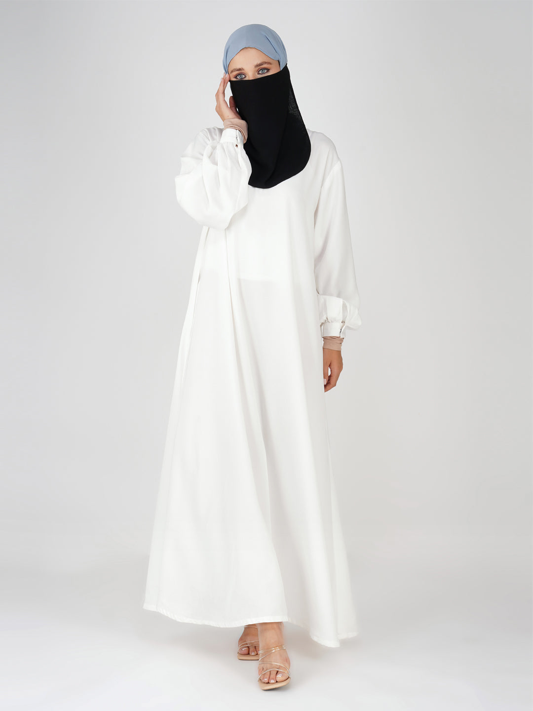 Half Niqab With Knot