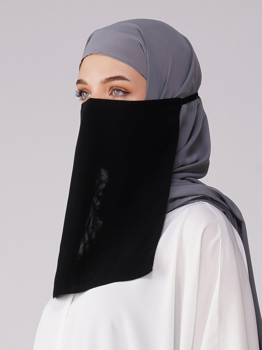 Half Niqab With Knot