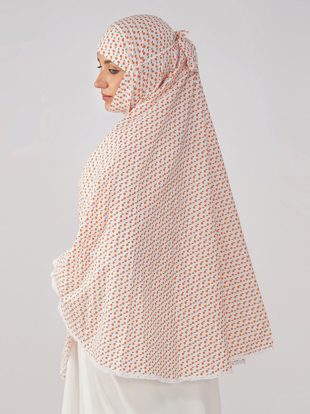 Falak Ditsy Floral Cotton Namaz Makhna