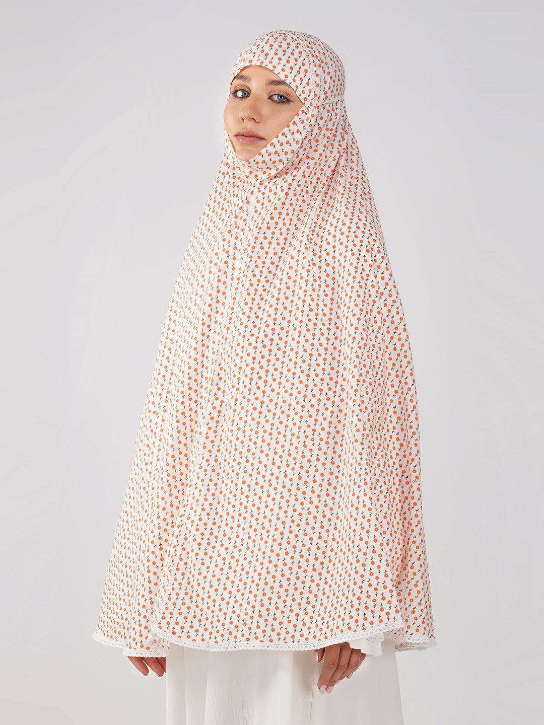 Falak Ditsy Floral Cotton Namaz Makhna