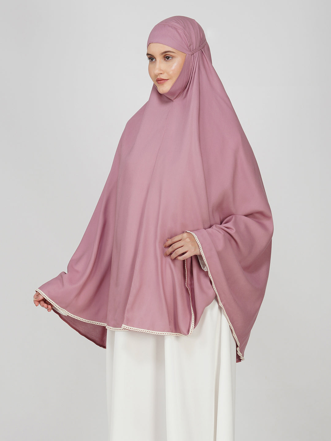 Arisha Mauve Cotton Namaz Makhna