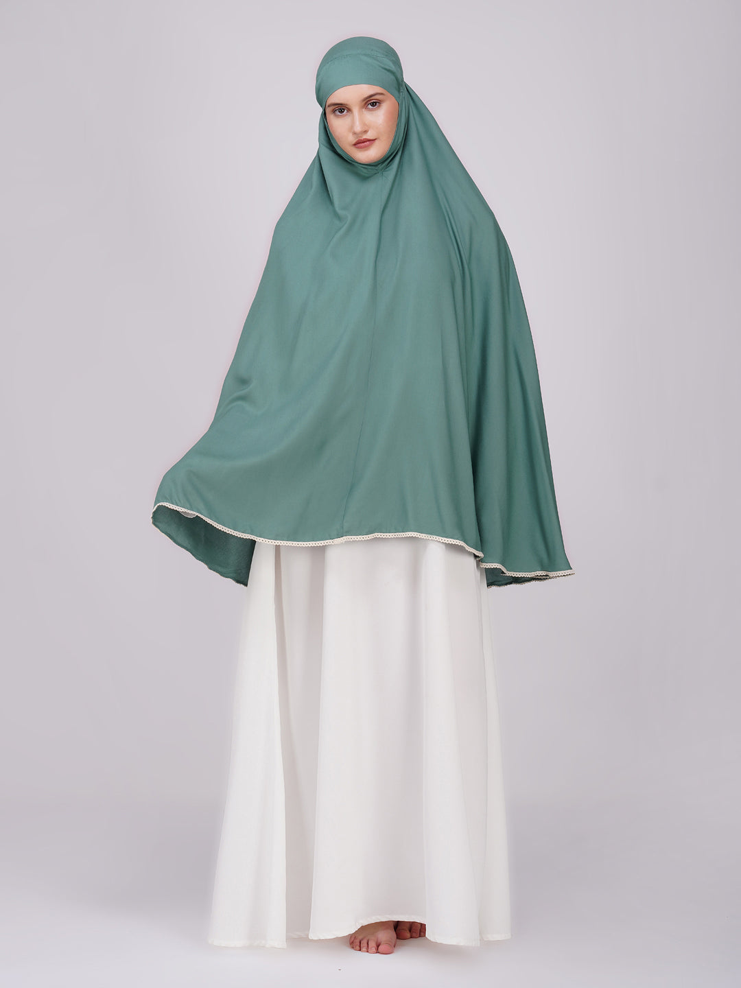 Arisha Green Cotton Namaz Makhna