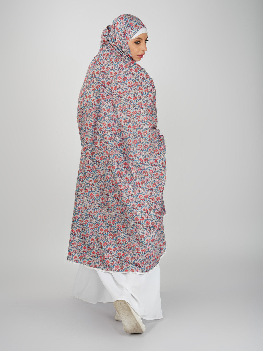 Juhi Rose Floral Knee Length Cotton Namaz Makhna