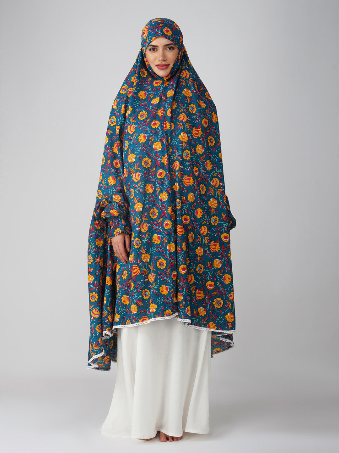 Aizah Knee Length Cotton Namaz Makhna