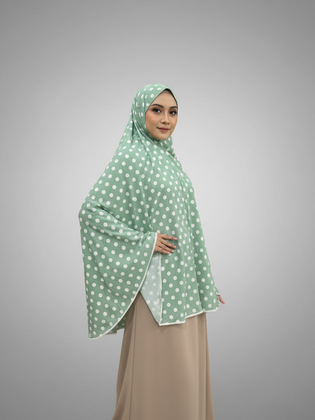 Leena Green Cotton Namaz Makhna