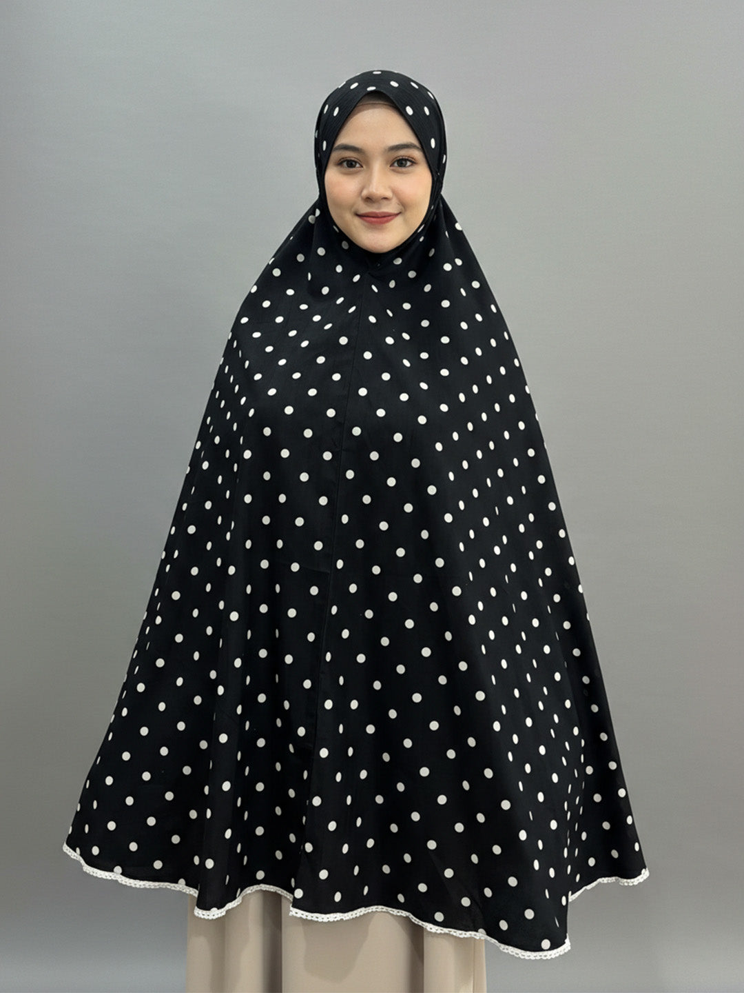 Leena Black Cotton Namaz Makhna