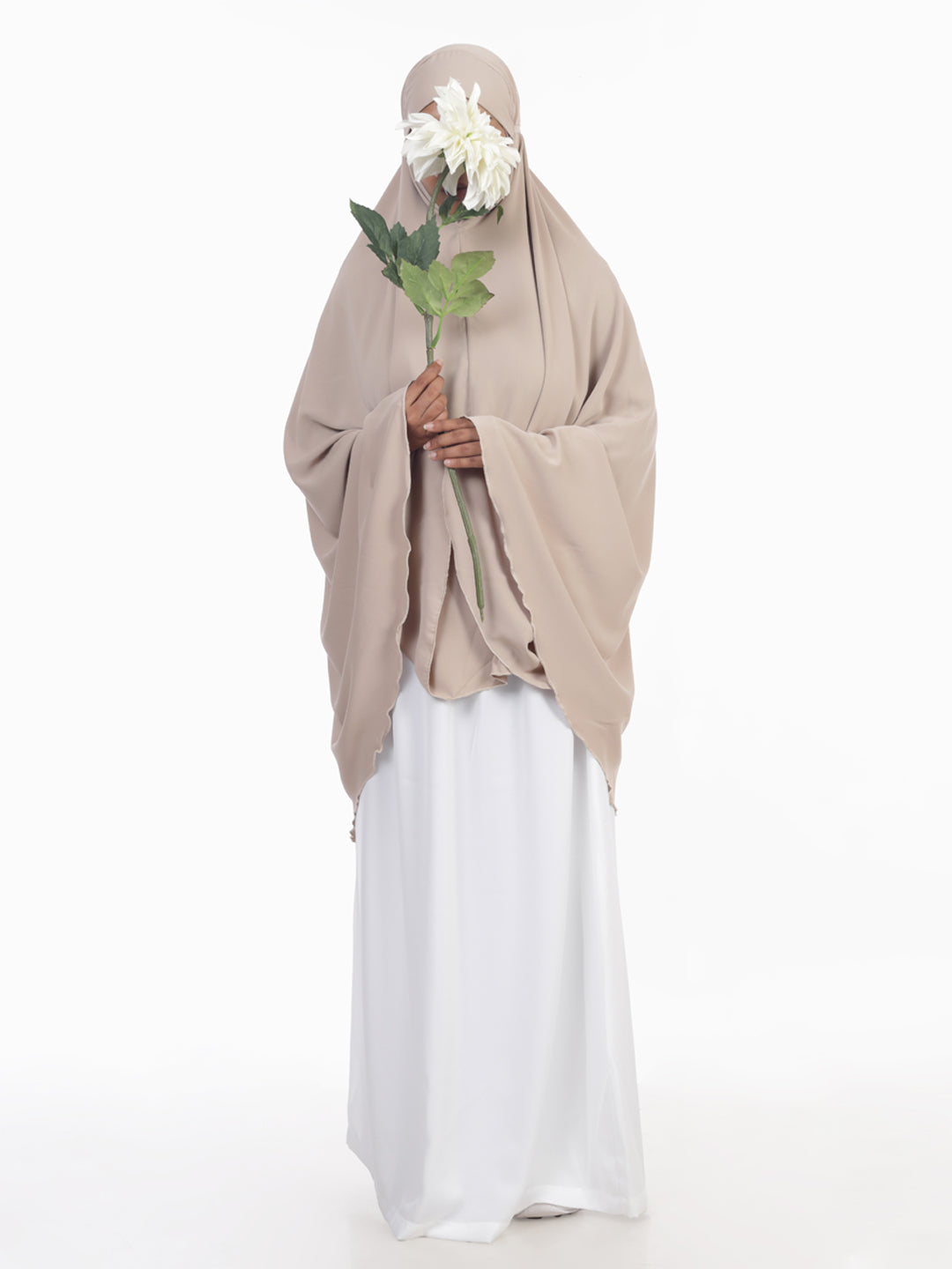 Kashaf Beige Solid Namaz Makhna