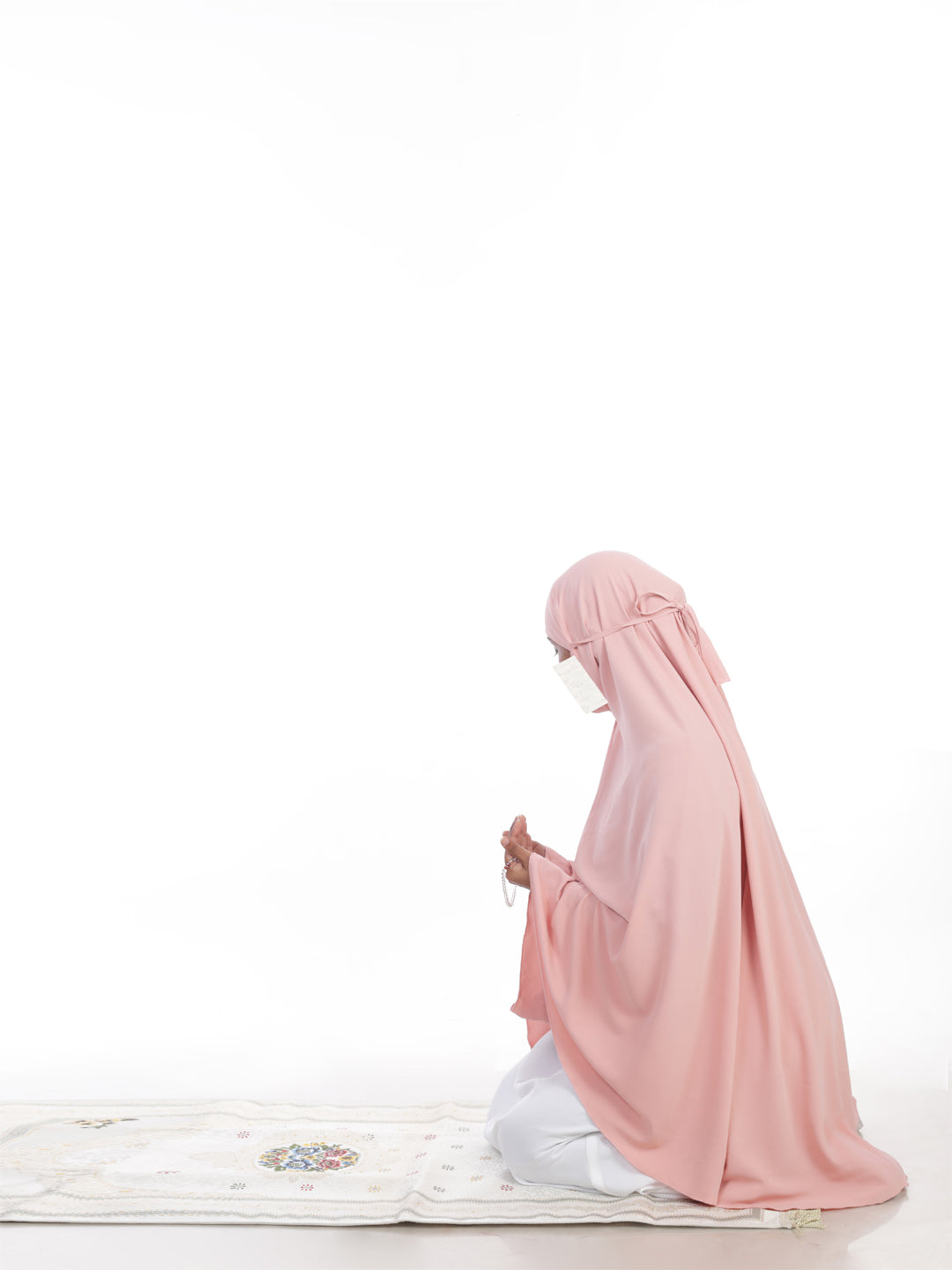 Kashaf Peach Solid Namaz Makhna