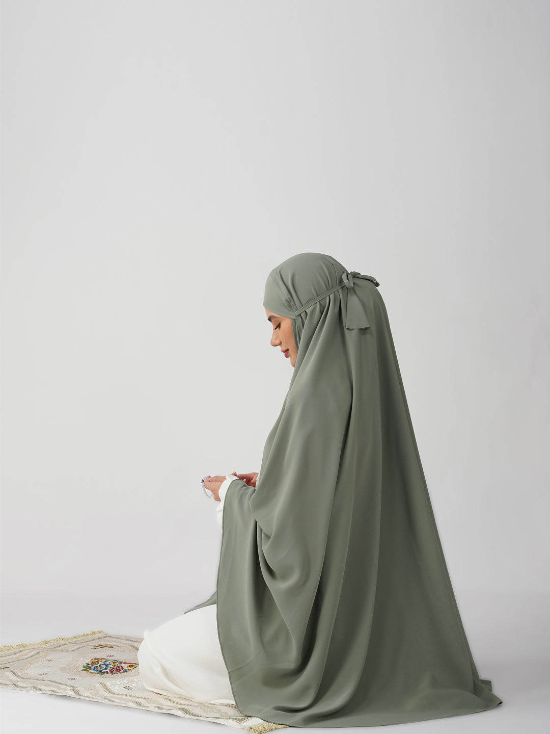 Kashaf Green Solid Namaz Makhna