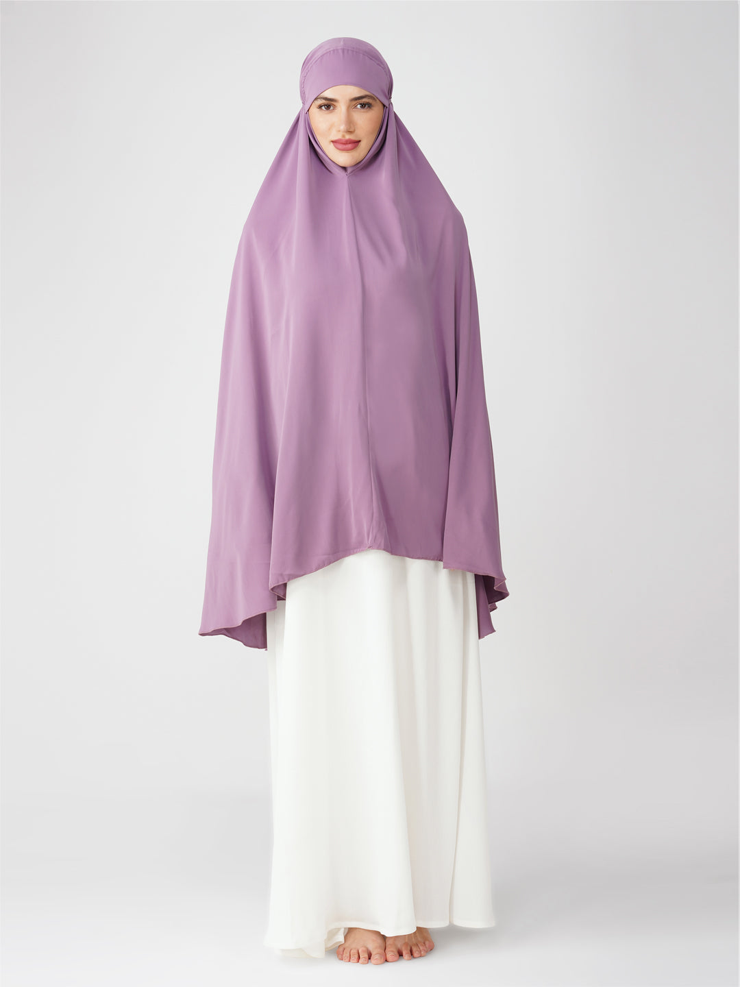 Kashaf Purple Solid Namaz Makhna