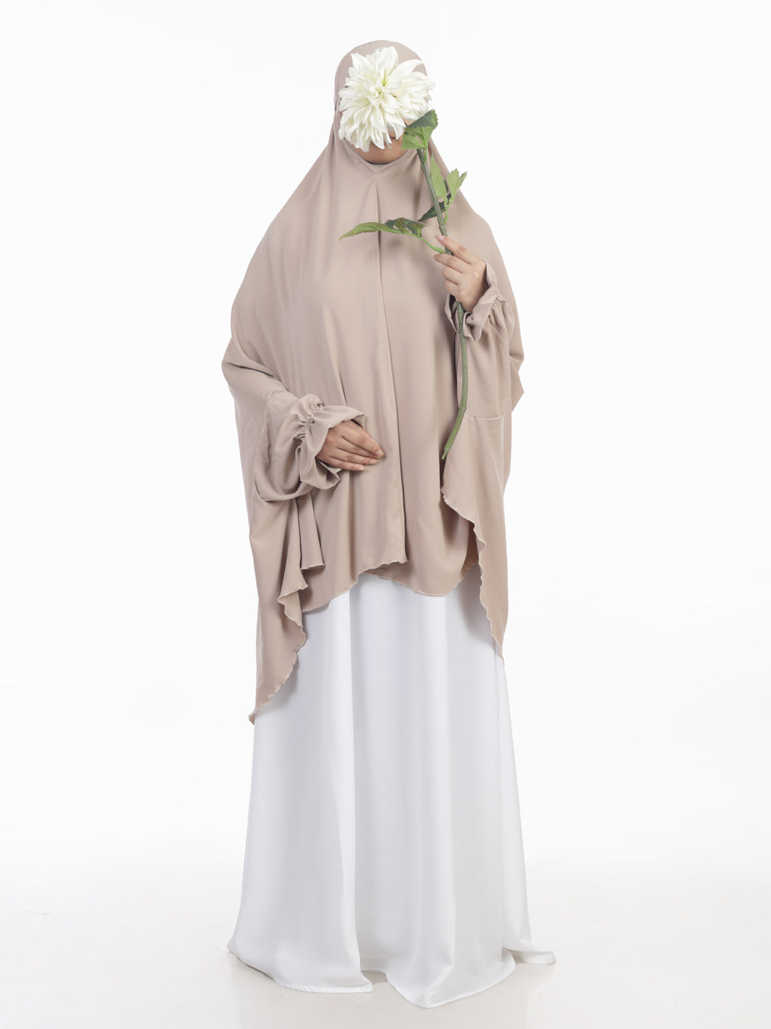 Kashaf Beige Solid Namaz Makhna