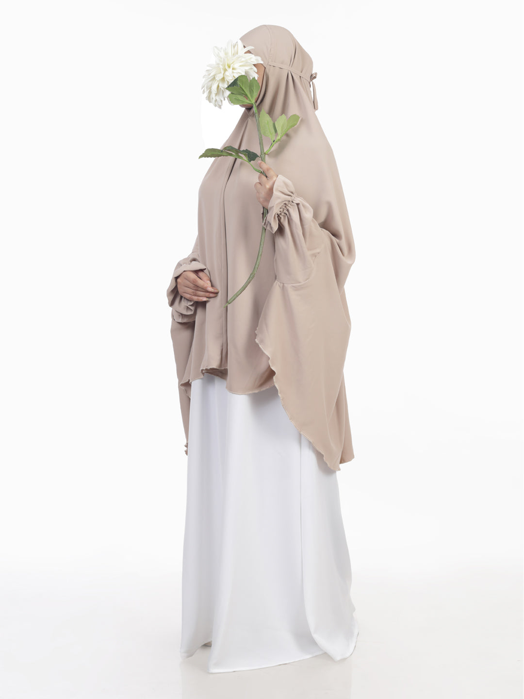 Kashaf Beige Solid Namaz Makhna