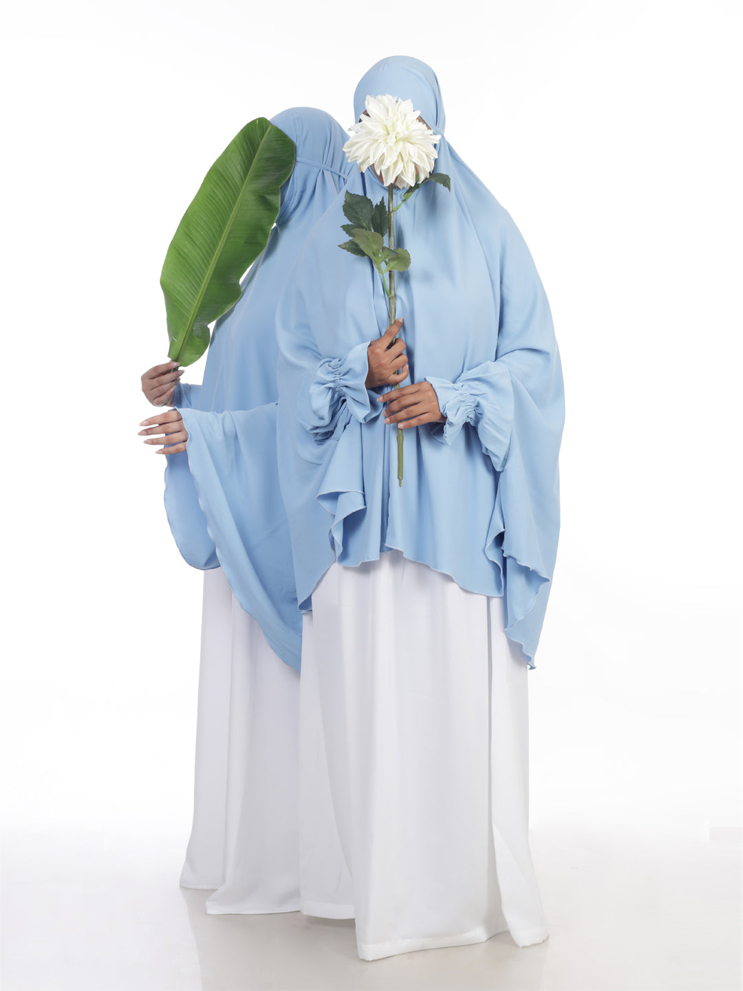 Kashaf Sky Blue Solid Namaz Makhna