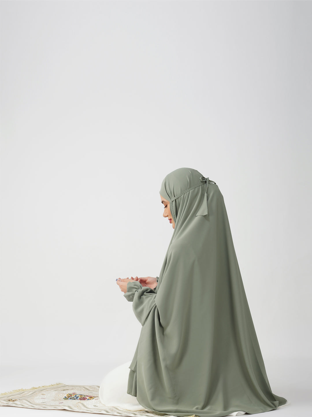 Kashaf Green Solid Namaz Makhna