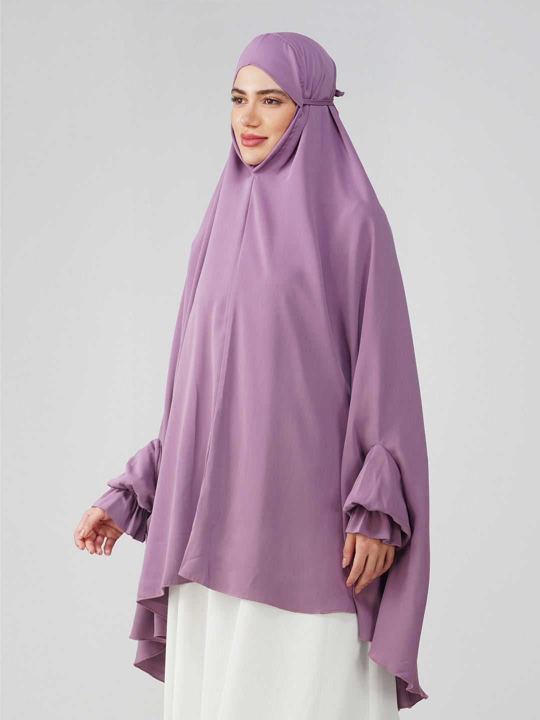 Kashaf Purple Solid Namaz Makhna