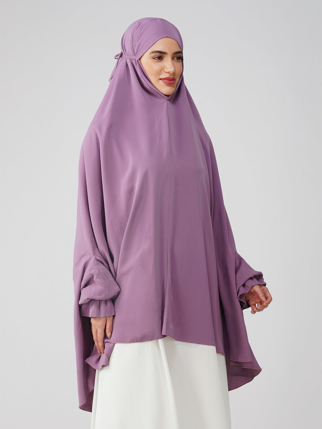 Kashaf Purple Solid Namaz Makhna