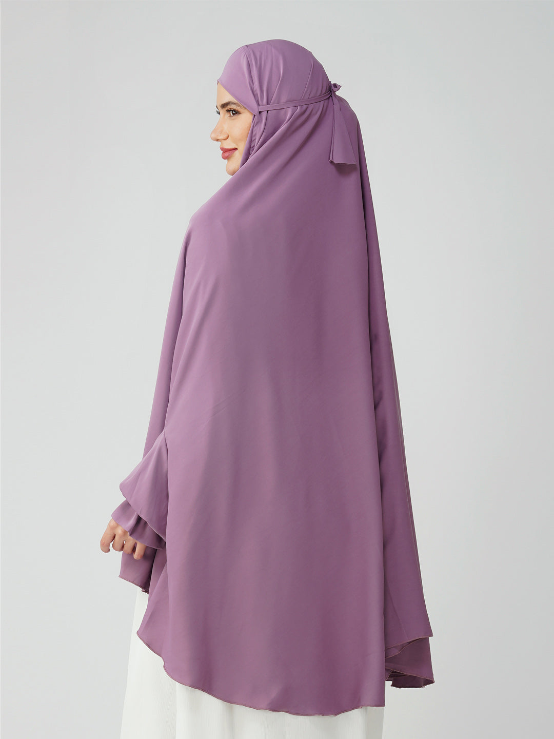 Kashaf Purple Solid Namaz Makhna