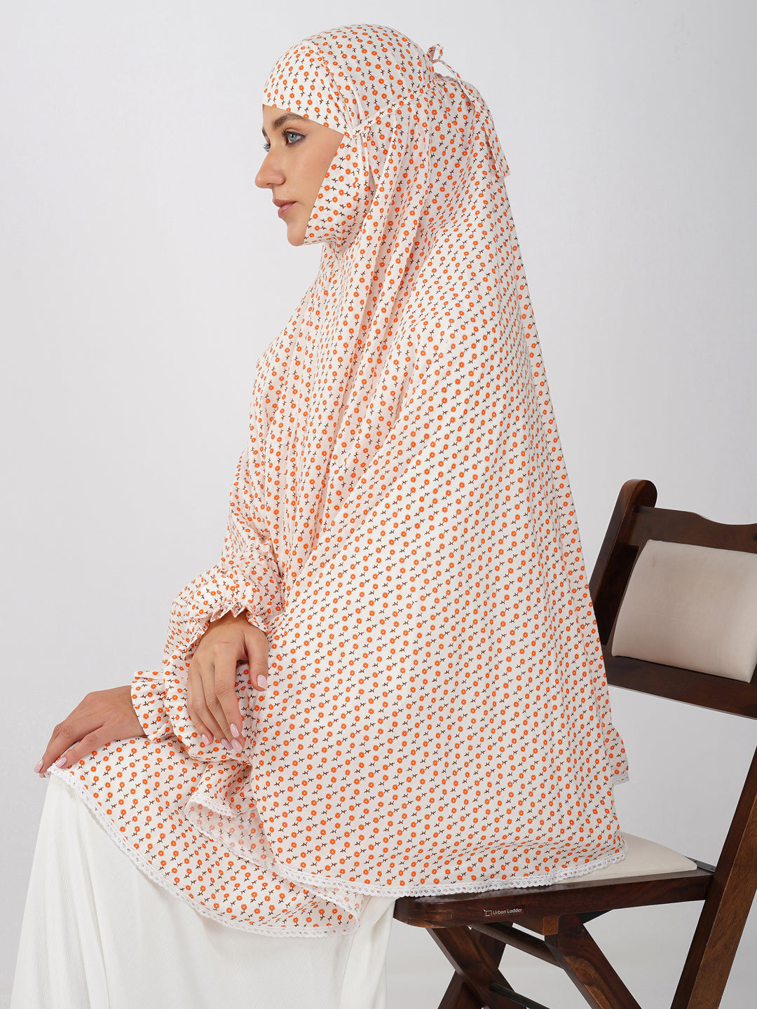 Falak Ditsy Floral Cotton Namaz Makhna