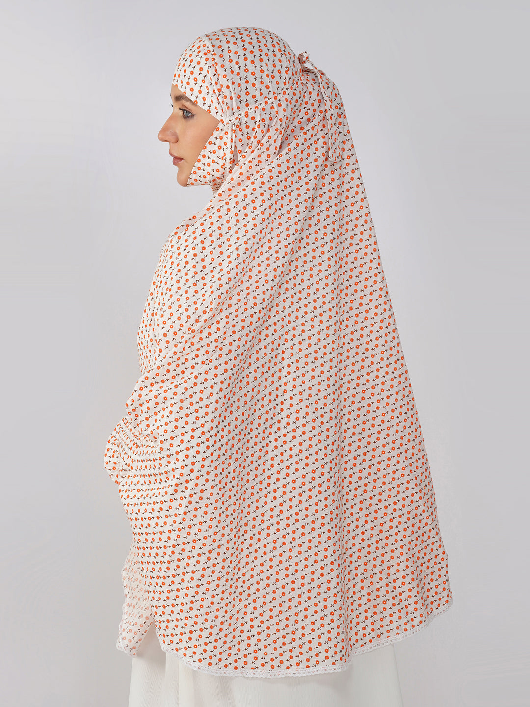 Falak Ditsy Floral Cotton Namaz Makhna