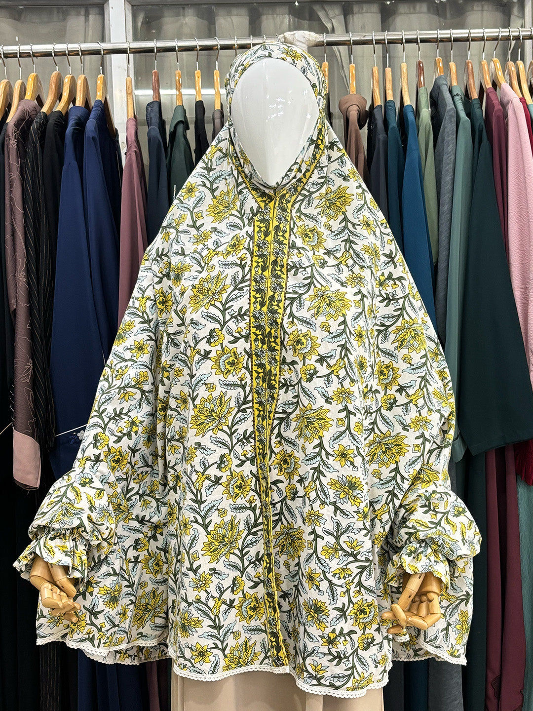 Ruhee Floral Cotton Namaz Makhna
