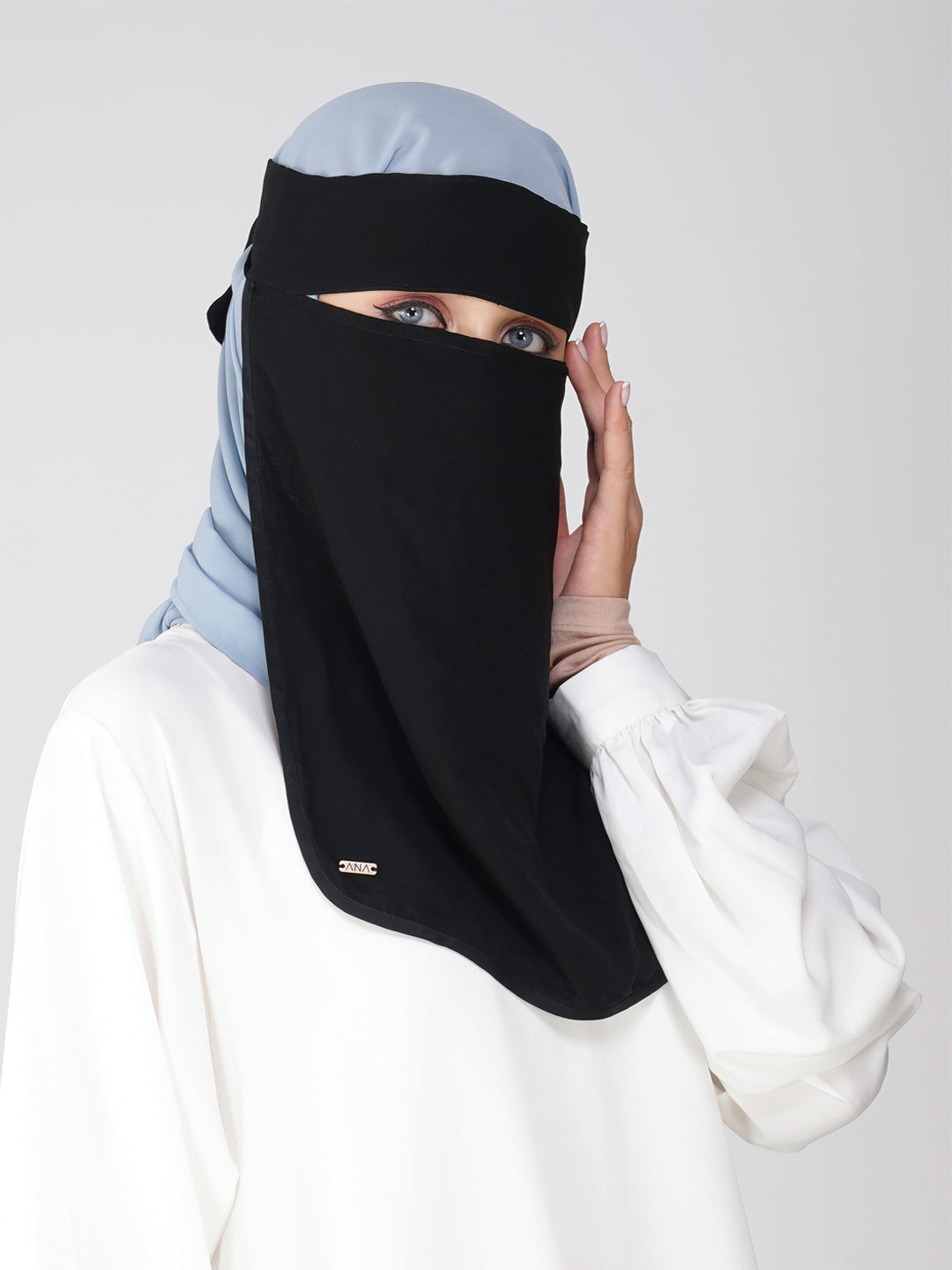 Piping Chiffon Niqab