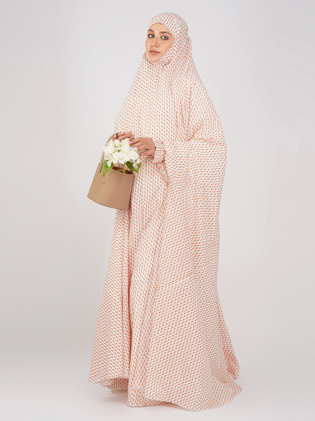 Falak Ditsy Floral Cotton Prayer Dress