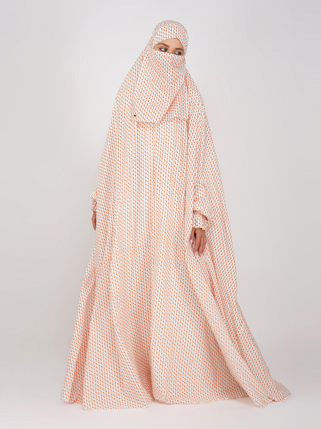Falak Ditsy Floral Cotton Prayer Dress