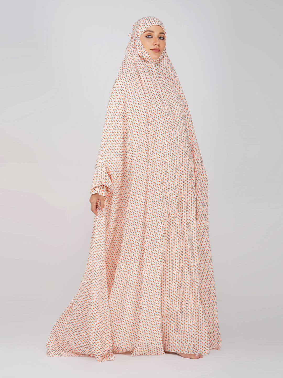Falak Ditsy Floral Cotton Prayer Dress