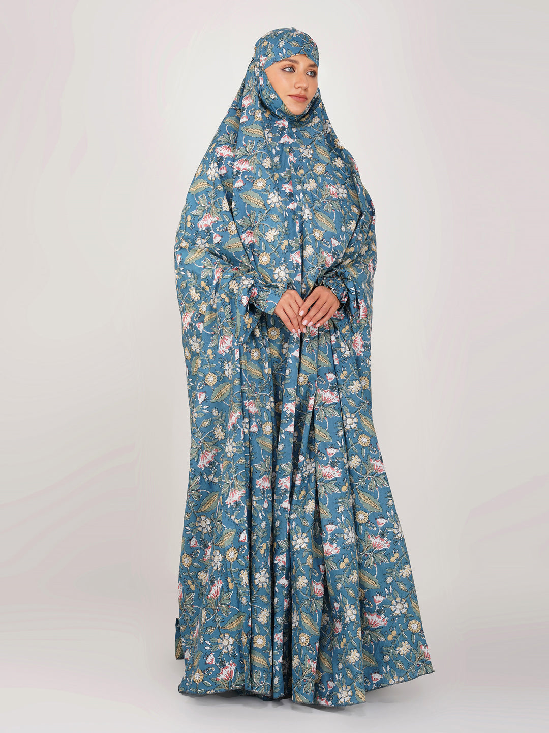 Duaa Floral Cotton Prayer Dress