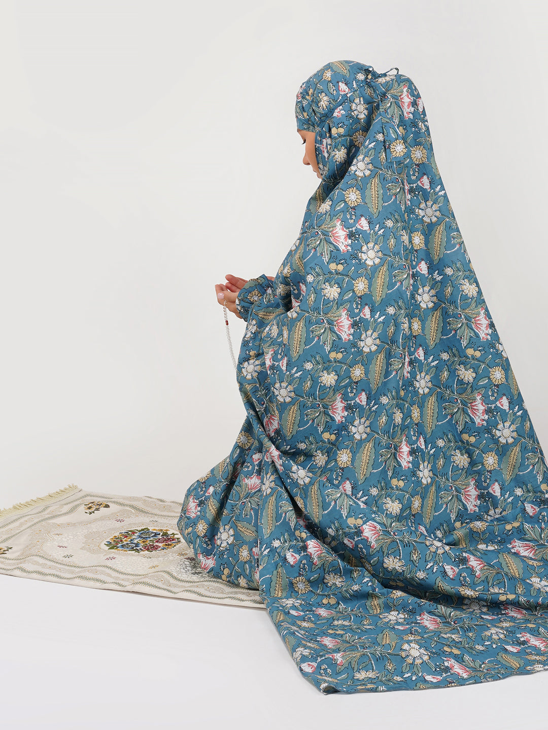 Duaa Floral Cotton Prayer Dress