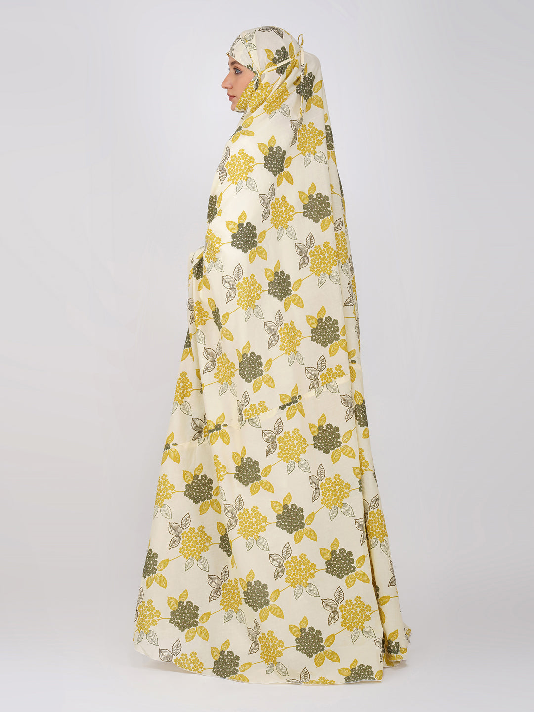 Saba Green Leaf Cotton Prayer Dress