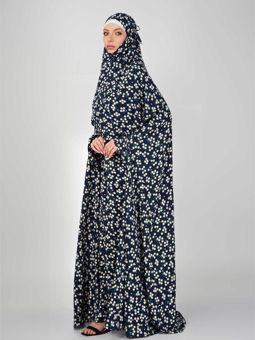 Rubab Ditsy Floral Prayer Dress