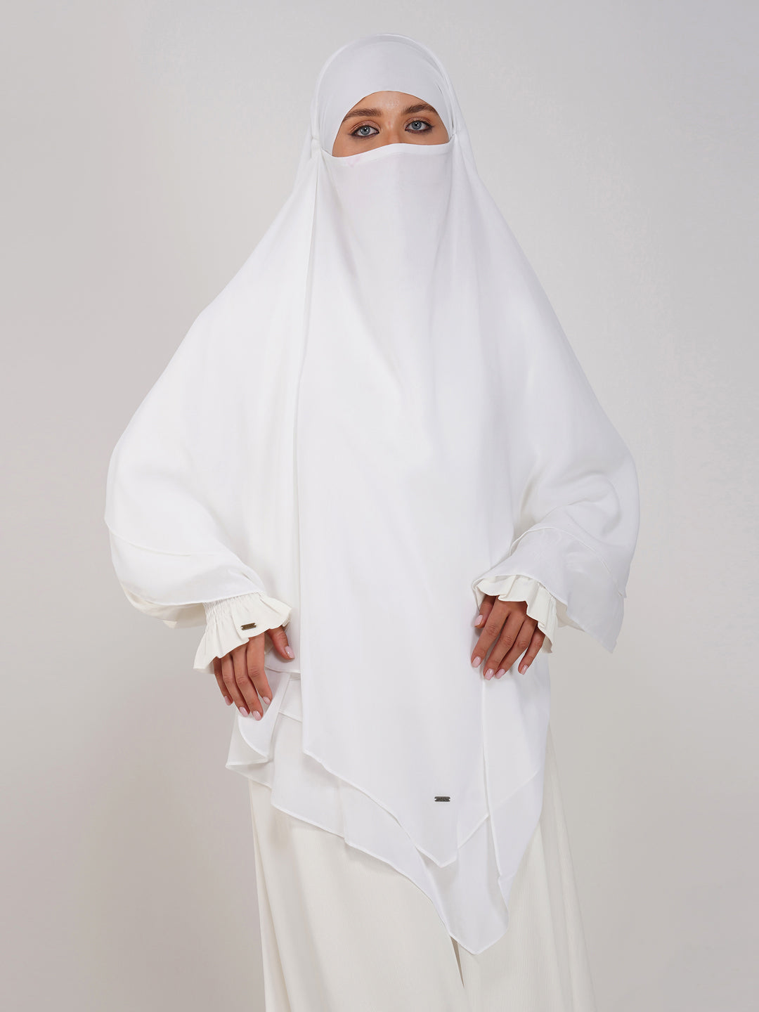 Double Layer Soft Georgette Khimar