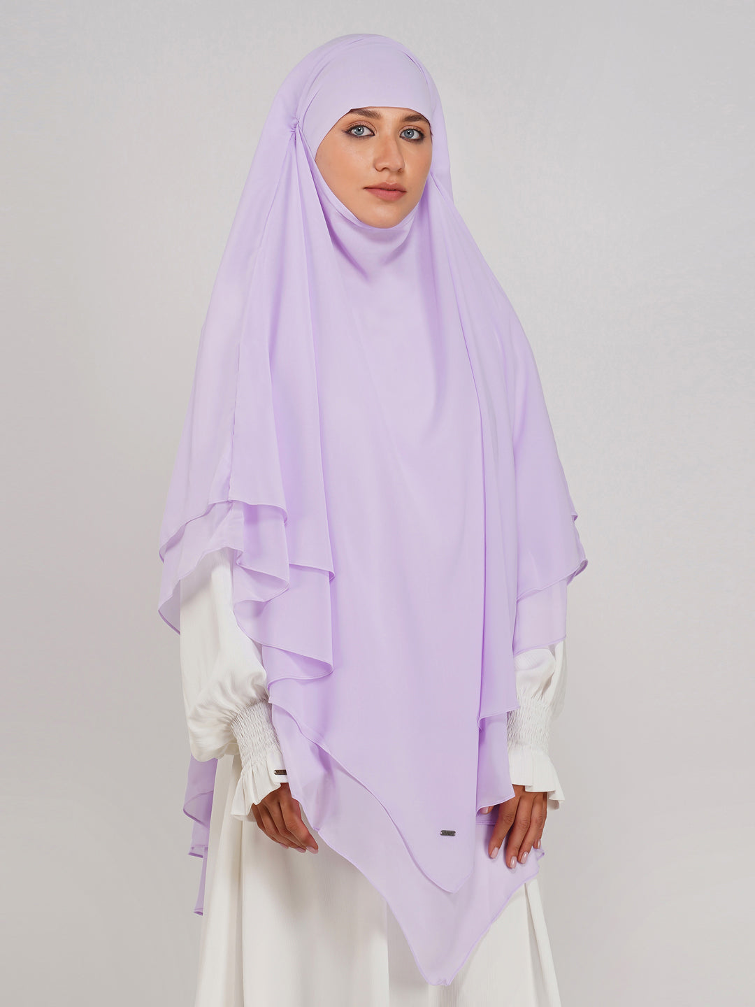 Double Layer Soft Georgette Khimar