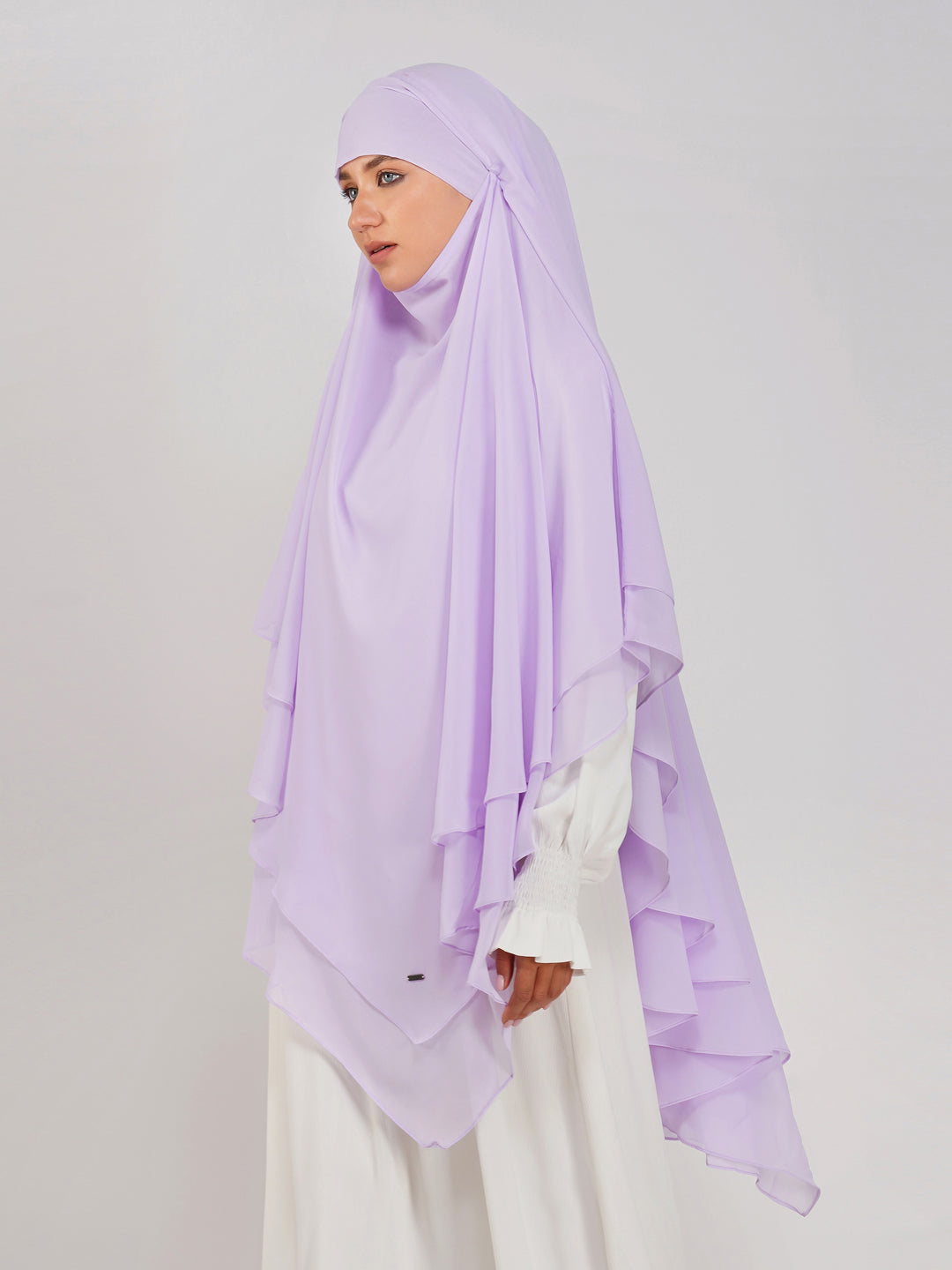 Double Layer Soft Georgette Khimar