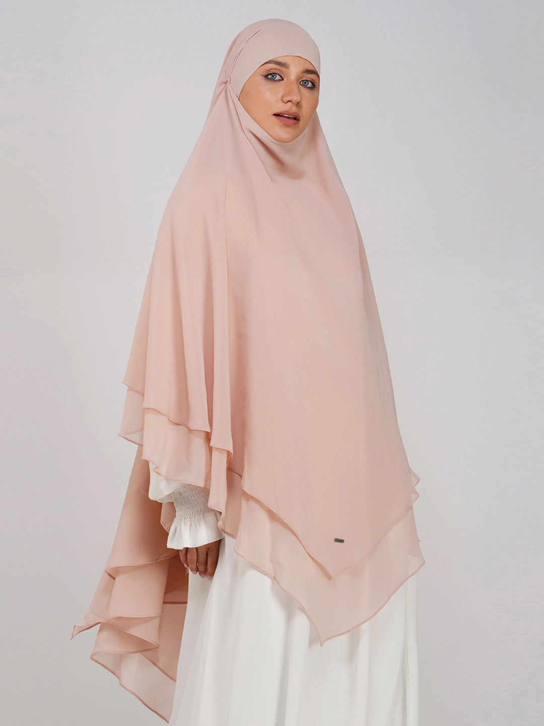 Double Layer Soft Georgette Khimar