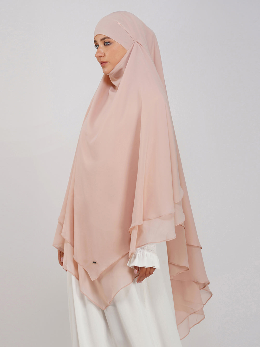 Double Layer Soft Georgette Khimar