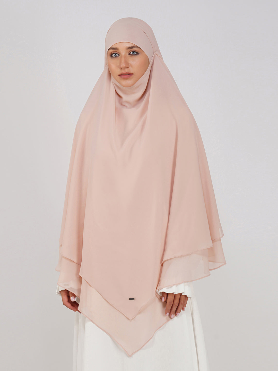 Double Layer Soft Georgette Khimar