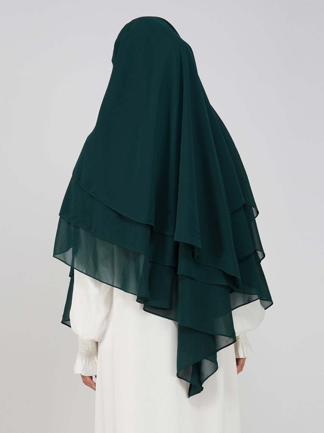 Triple Layer Soft Georgette Khimar