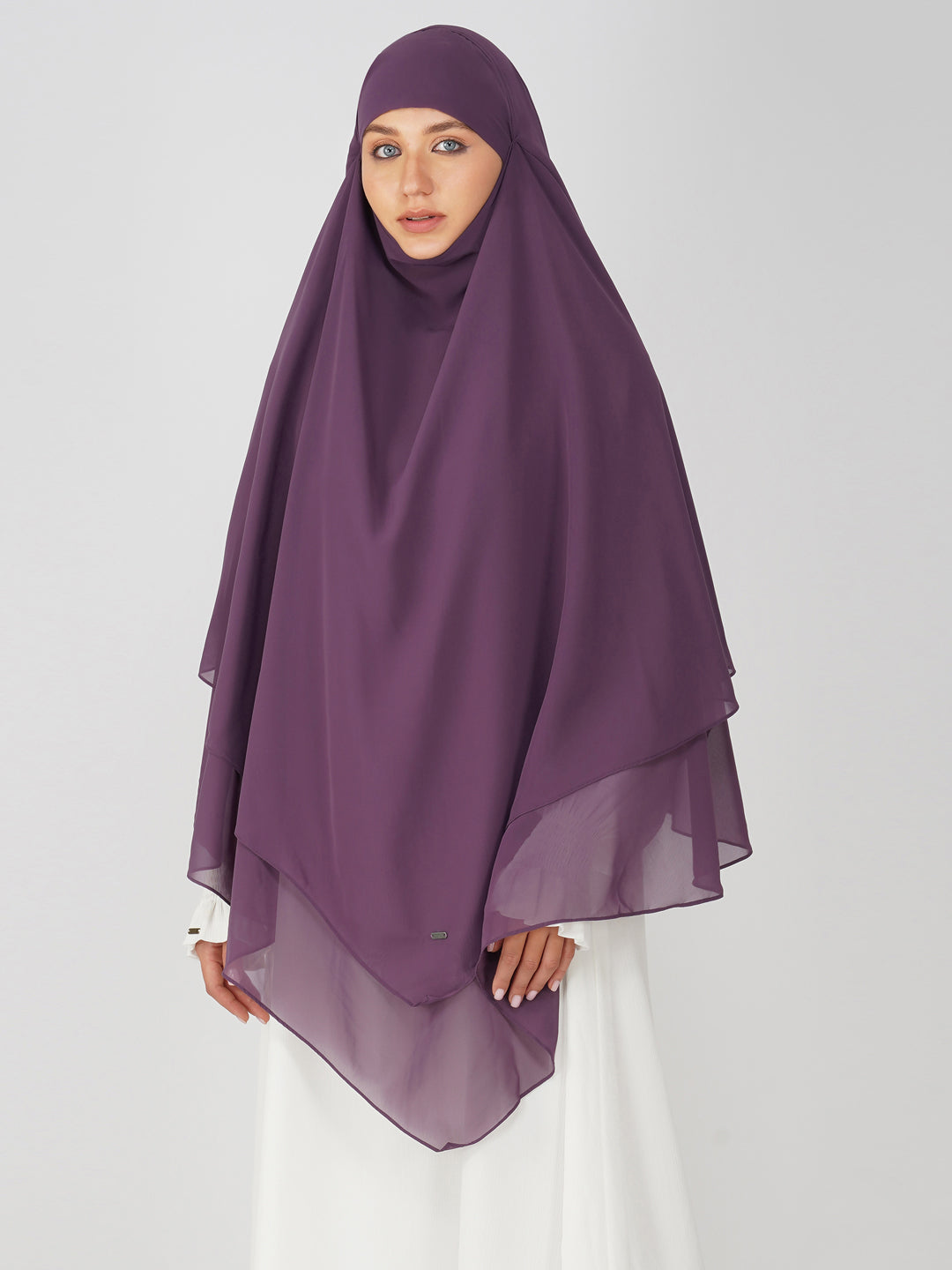 Triple Layer Soft Georgette Khimar