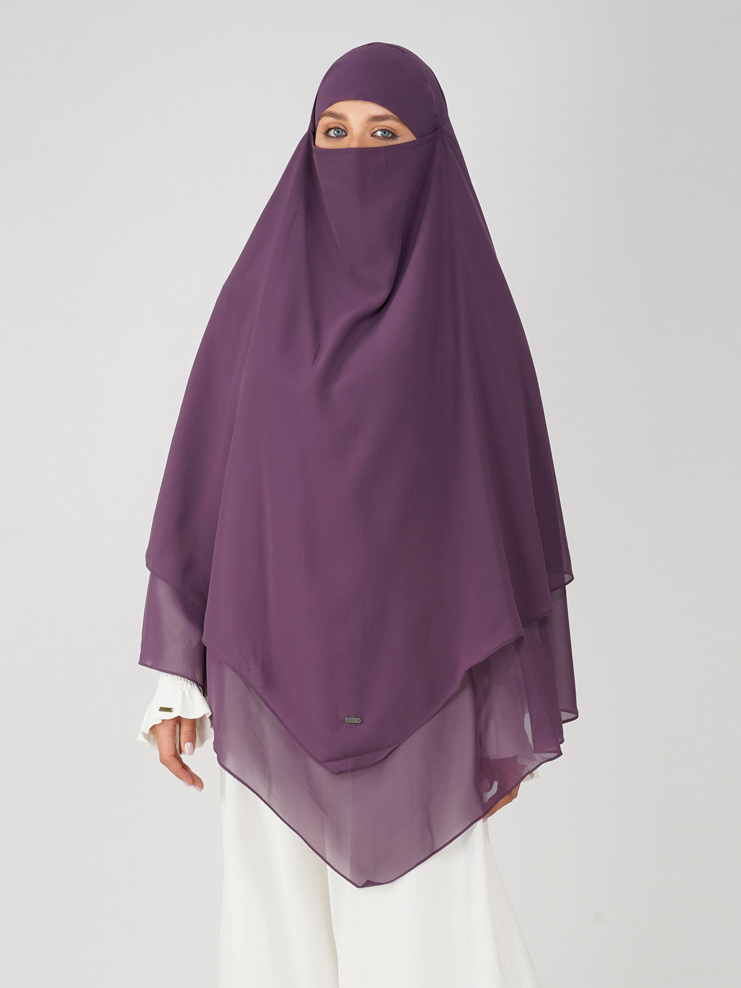 Triple Layer Soft Georgette Khimar