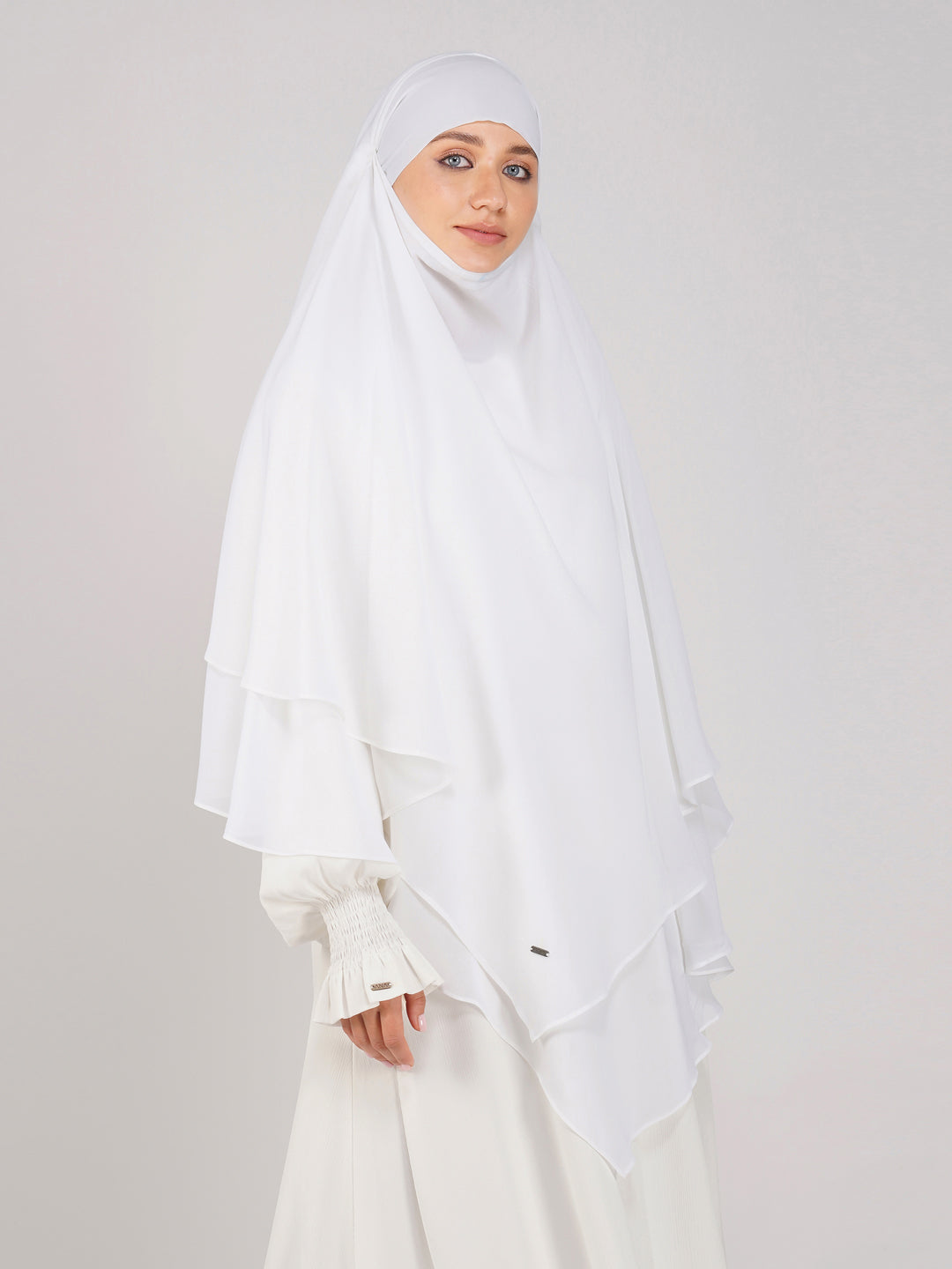 Triple Layer Soft Georgette Khimar
