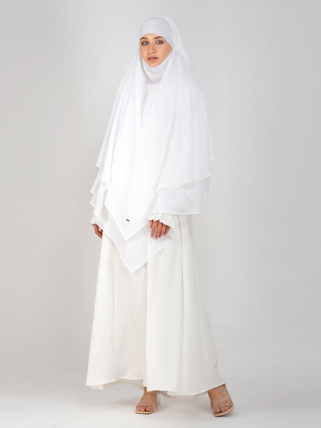 Triple Layer Soft Georgette Khimar