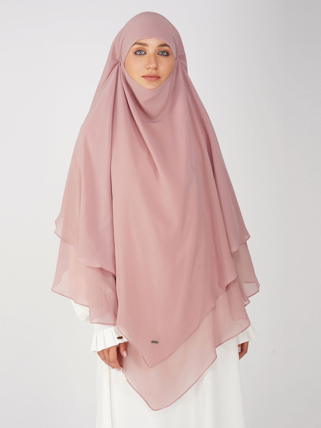 Triple Layer Soft Georgette Khimar