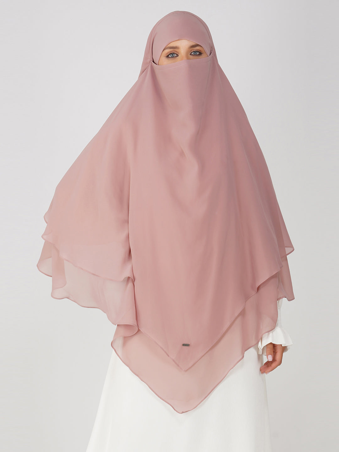 Triple Layer Soft Georgette Khimar