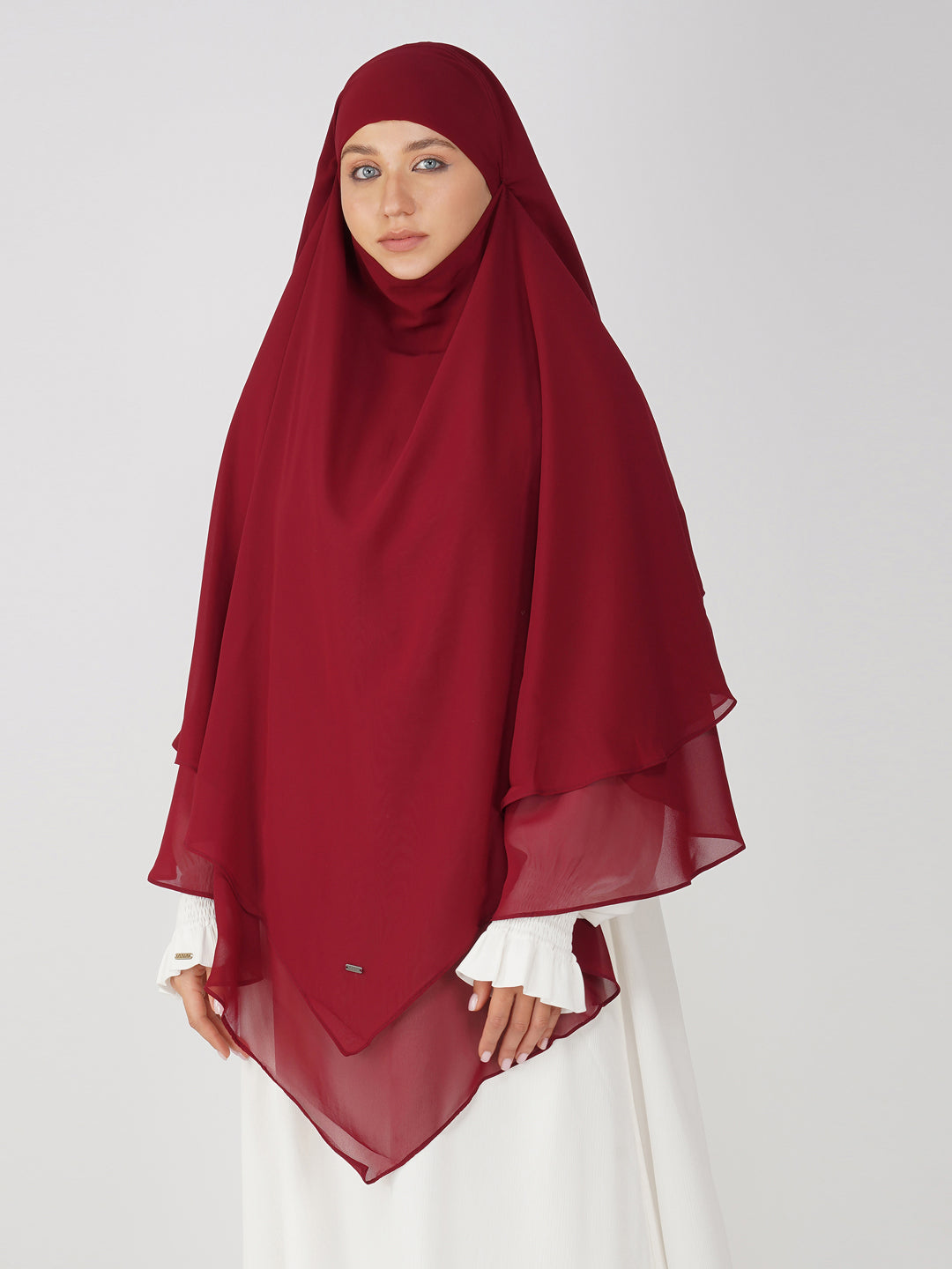 Triple Layer Soft Georgette Khimar