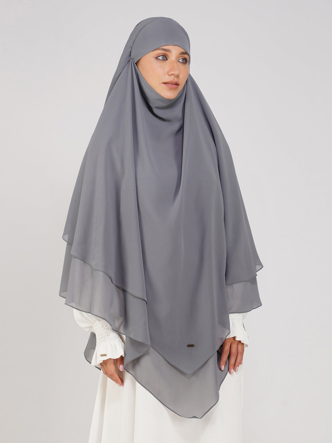 Triple Layer Soft Georgette Khimar