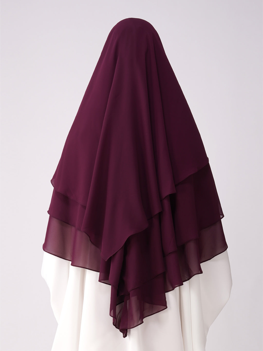 Triple Layer Soft Georgette Khimar